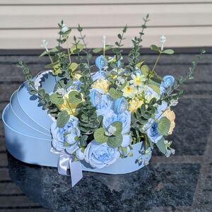 Elegant Blue Floral Arrangement
